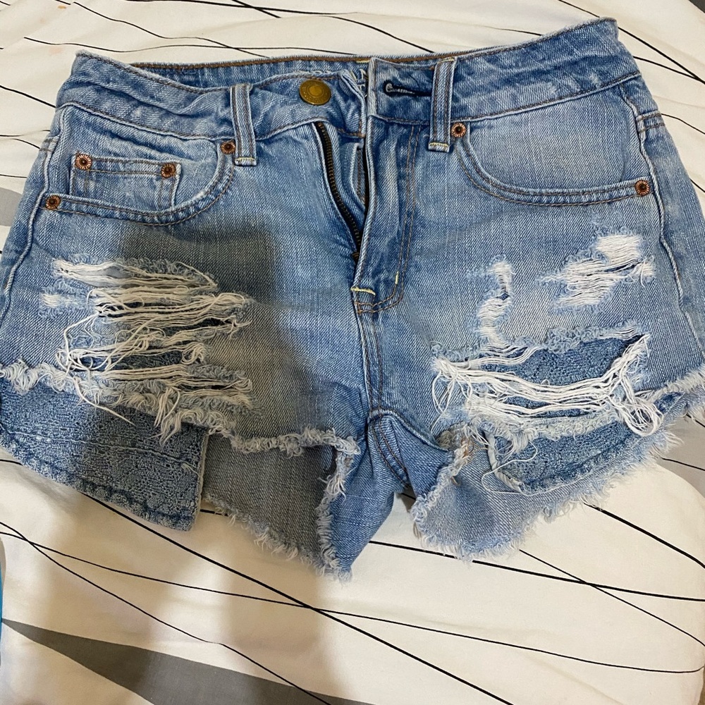 American eagle high waisted shorts